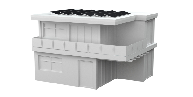 Konstrukcje montażowe - dach płaski